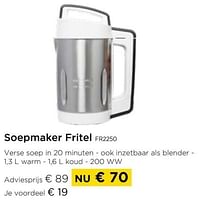 Soepmaker fritel fr2250-Fritel