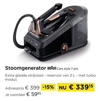 Stoomgenerator braun care style 7 pro-Braun