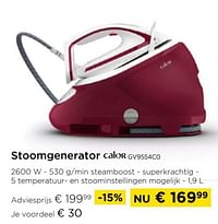 Stoomgenerator calor gv9554c0-Calor