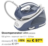 Stoomgenerator calor sv6132c0-Calor