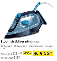 Stoomstrijkijzer braun si3050bl-Braun