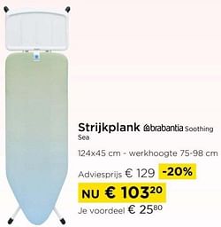 Strijkplank brabantia soothing sea