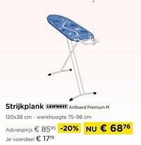 Strijkplank leifheit airboard premium m-Leifheit