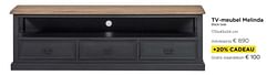 Tv-meubel melinda black teak