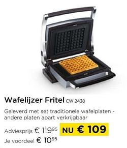 Wafelijzer fritel cw 2438