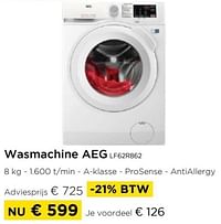 Wasmachine aeg lf62r862-AEG