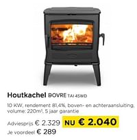 Houtkachel dovre tai 45wd-Dovre