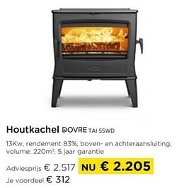 Houtkachel dovre tai 55wd