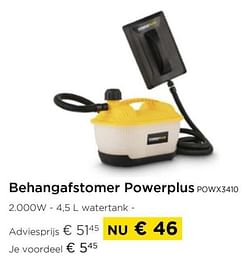 Behangafstomer powerplus powx3410