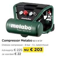 Compressor metabo 180-5 w of-Metabo