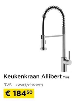 Keukenkraan allibert mira