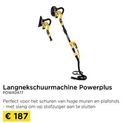 Langnekschuurmachine powerplus powx0477