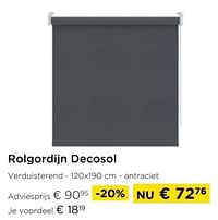 Rolgordijn decosol-Decosol