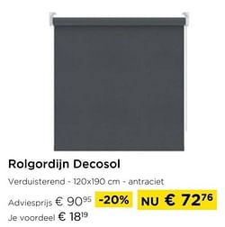 Rolgordijn decosol