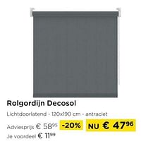 Rolgordijn decosol-Decosol