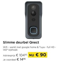 Slimme deurbel qnect-Qnect