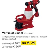 Verfspuit einhell tc-sy 600 s-Einhell