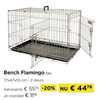 Bench flamingo ebo-Flamingo