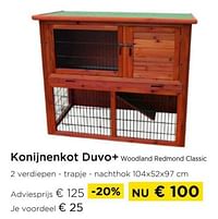 Konijnenkot duvo+ woodland redmond classic-Duvo