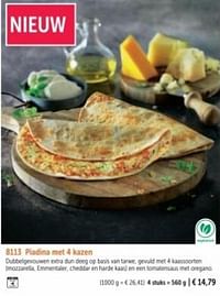 Piadina met 4 kazen-Huismerk - Bofrost