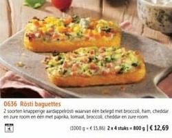 Rösti baguettes