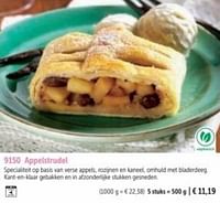 Appelstrudel-Huismerk - Bofrost