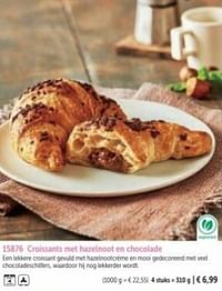 Croissants met hazelnoot en chocolade-Huismerk - Bofrost