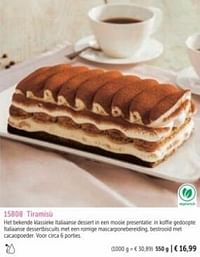 Tiramisu-Huismerk - Bofrost