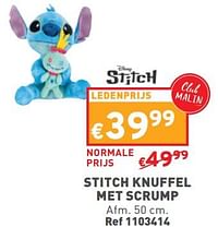 Stitch knuffel met scrump-Disney