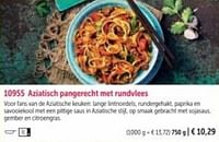 Aaiatsch pangerecht met rundvlees-Huismerk - Bofrost