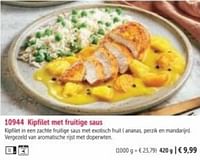 Kipfilet met fruitige saus-Huismerk - Bofrost