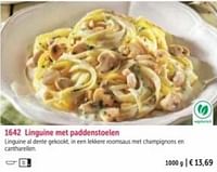 Linguine met paddenstoelen-Huismerk - Bofrost