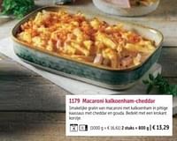 Macaroni kalkoenham-cheddar-Huismerk - Bofrost