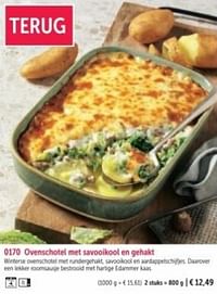 Ovenschotel met savooikool en gehakt-Huismerk - Bofrost