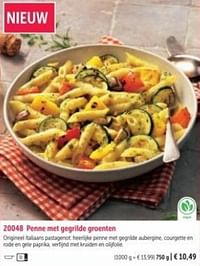 Penne met gegrilde groenten-Huismerk - Bofrost