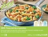 Penne met kip en groenten-Huismerk - Bofrost