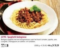 Spaghetti bolognese-Huismerk - Bofrost