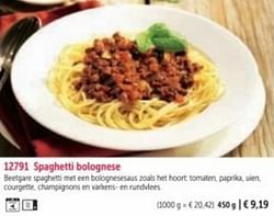 Spaghetti bolognese