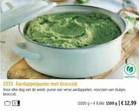 Aardappelpuree met broccoli-Huismerk - Bofrost