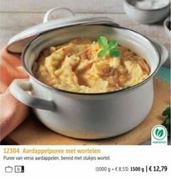 Aardappelpuree met wortelen