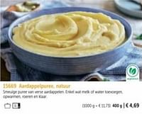 Promoties Aardappelpuree, natuur - Huismerk - Bofrost - Geldig van 02/09/2024 tot 02/03/2025 bij Bofrost