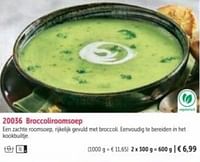 Broccoliroomsoep-Huismerk - Bofrost