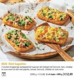 Rösti baguettes