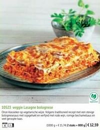 Veggie lasagne bolognese-Huismerk - Bofrost