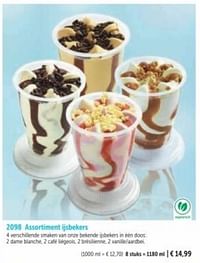 Assortiment ijsbekers-Huismerk - Bofrost