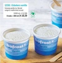 Ijsbekers vanille-Huismerk - Bofrost