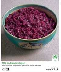 Rodekool met appel-Huismerk - Bofrost