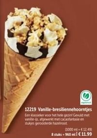 Vanille-bresiliennehoorntjes-Huismerk - Bofrost