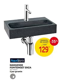 Hangende fonteinset enza-Aquazuro