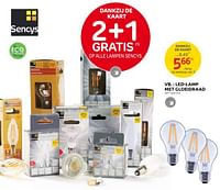 Led-lamp met gloeidraad-Sencys